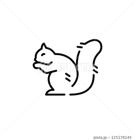 Squirrel Icon Squirrel Icon 125178145