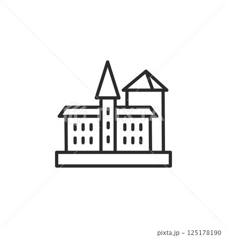 Medieval Castle Icon 125178190
