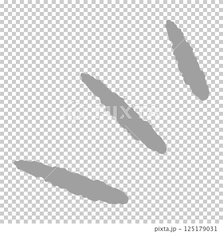 シンプルなチェック（強調）の手描きマーク 125179031