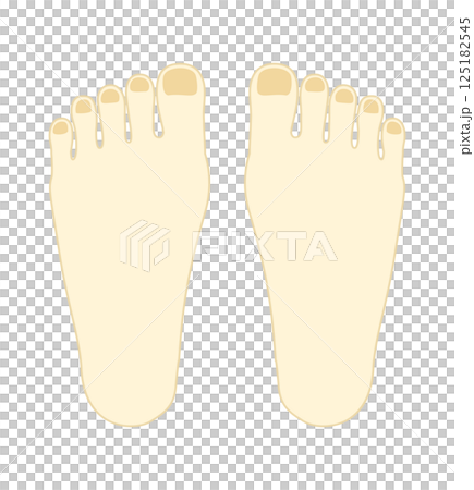 足のイラスト 125182545