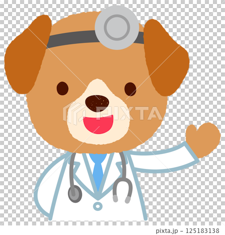 Cute dog doctor Cute dog doctor 125183138