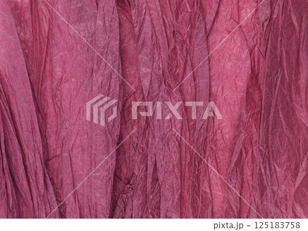 Texture of Crumpled red tissue paper 125183758