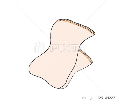 シンプルなタオル ふわふわ シンプルなタオル ふわふわ 125184227