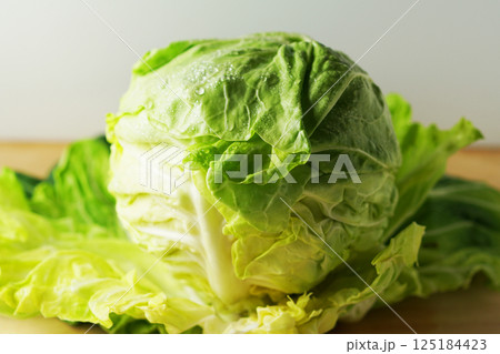 新鮮な春キャベツ 新鮮な春キャベツ 125184423