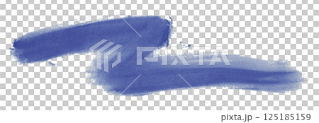 purple brush isolated on transparent background 125185159