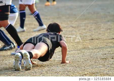 サッカー ラグビー クラブ ストレッチ サッカー ラグビー クラブ ストレッチ 125185884