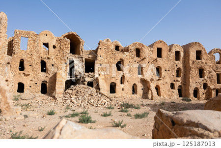 Ksar Mgabla, Berber fortified village and granary, Region of Tataouine - Southern Tunisia, Africa 125187013