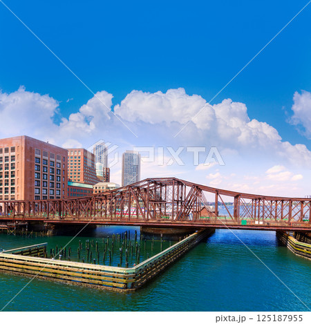 Boston Northern Avenue Bridge in Massachusetts 125187955