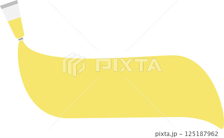 絵具のグラフィック素材イラスト 125187962