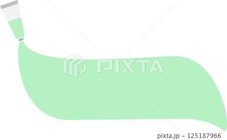 絵具のグラフィック素材イラスト 絵具のグラフィック素材イラスト 125187966