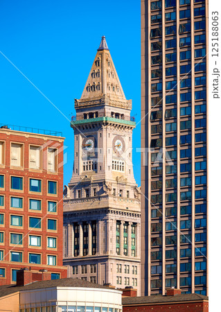 Boston Clock tower Custom House Massachusetts 125188063