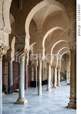 Capitals of ancient Roman column reused in Great Mosque of Kairouan, in Kairouan, Tunisia Capitals of ancient Roman column reused in Great Mosque of Kairouan, in Kairouan, Tunisia 125188287