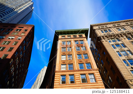 Boston in Massachusetts downtown buidings Boston in Massachusetts downtown buidings 125188411