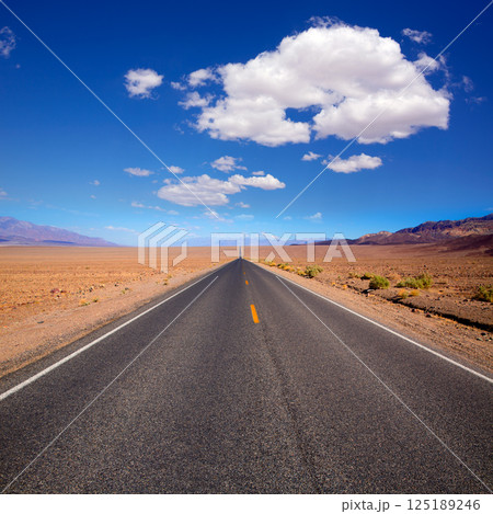 Badwater road Death Valley National Park California Badwater road Death Valley National Park California 125189246