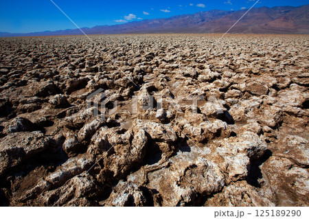 Devils golf course Death Valley salt clay formations Devils golf course Death Valley salt clay formations 125189290