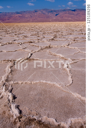 Badwater Basin Death Valley salt formations 125189298