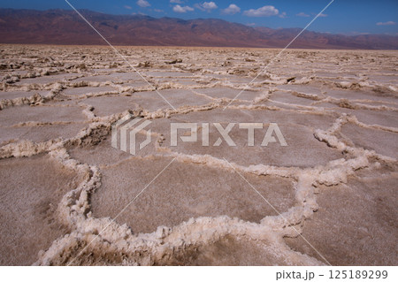 Badwater Basin Death Valley salt formations 125189299