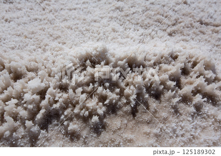 Badwater Basin Death Valley salt textures macro Badwater Basin Death Valley salt textures macro 125189302