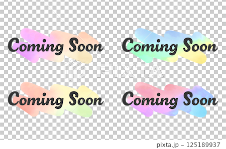 即將推出的彩色氣泡集 125189937