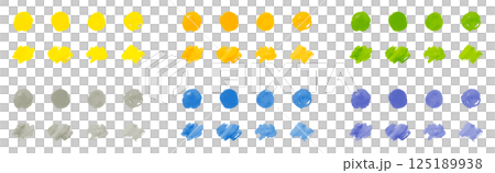 手繪水彩素材集 125189938