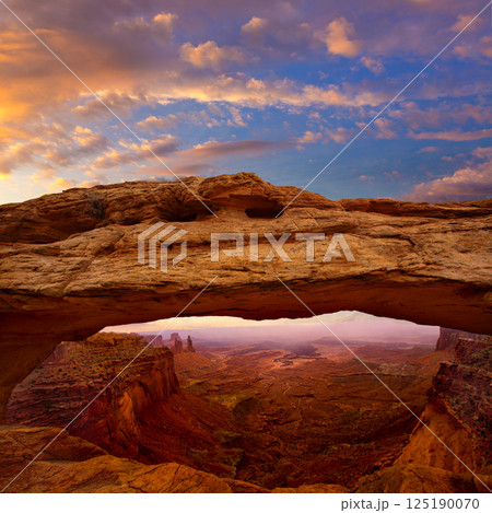 Mesa Arch in Canyonlands National Park Utah USA 125190070