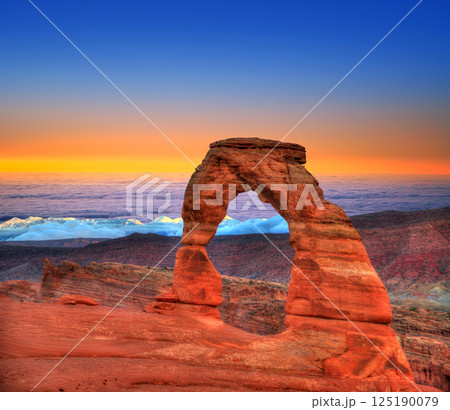 Arches National Park in Moab Utah USA 125190079