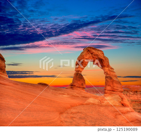 Arches National Park Delicate Arch in Utah USA 125190089