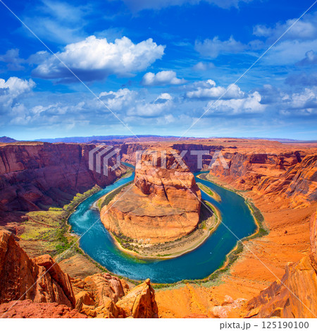 Arizona Horseshoe Bend meander of Colorado River Arizona Horseshoe Bend meander of Colorado River 125190100
