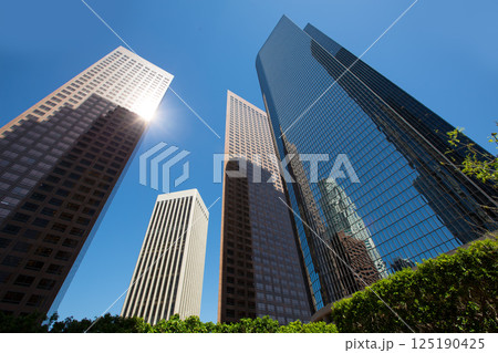 LA Los angeles downtown skyscrapers buildings LA Los angeles downtown skyscrapers buildings 125190425