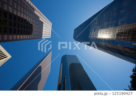 LA Los angeles downtown skyscrapers buildings 125190427