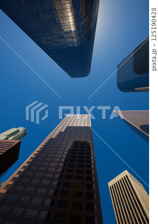 LA Los angeles downtown skyscrapers buildings 125190428