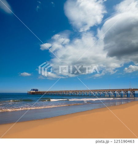 Newport pier beach in California USA Newport pier beach in California USA 125190463
