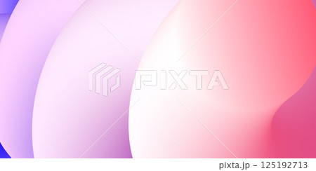Colorful abstract swirling shape isolated. Vector illustration 125192713