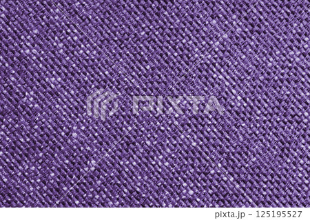 Upholstery purple jacquard fabric diagonal weave texture, textile background, cloth structure 125195527