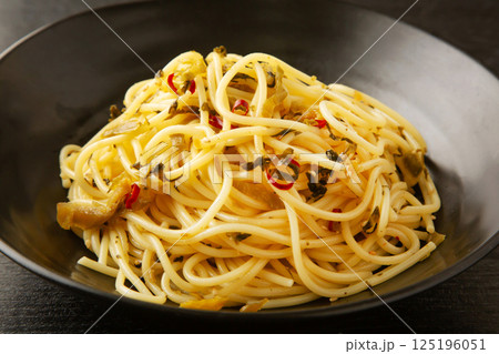 高菜のスパゲッティー 125196051
