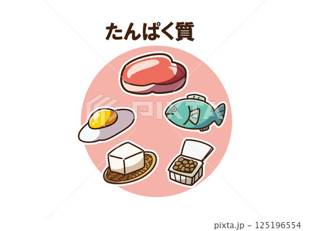 たんぱく質 線あり たんぱく質 線あり 125196554