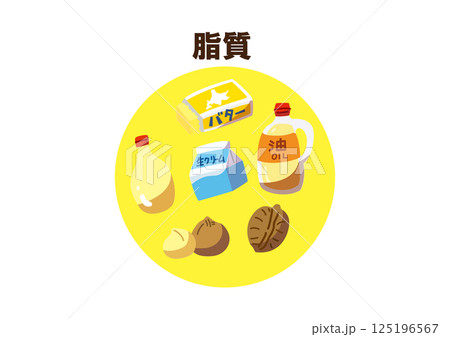 脂質　線なし 125196567
