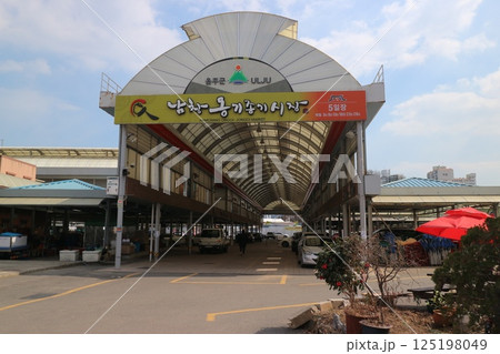 韓国 南倉の商店街 韓国 南倉の商店街 125198049