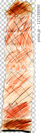 Bamboo shoots drawn by children 125198090