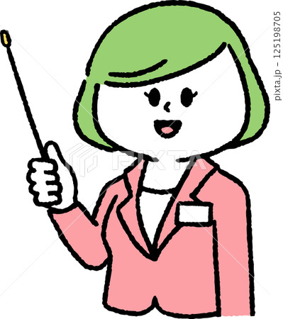 説明しているスーツの女性 125198705