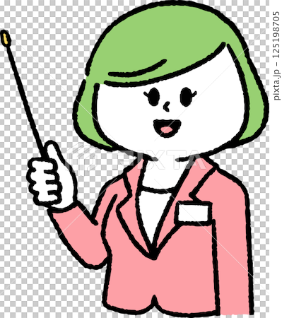 説明しているスーツの女性 125198705