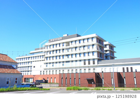 愛知県常滑市、常滑市民病院の風景 125198928