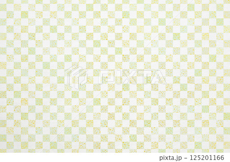 市松模様の和紙背景_パステルカラー和柄の背景素材 125201166