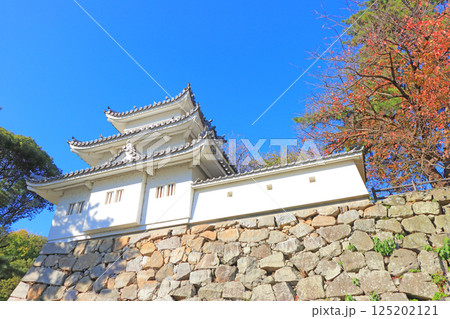 三重県津市、津城の風景 125202121