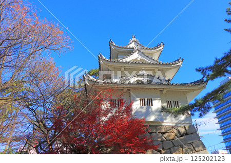 三重県津市、津城の風景 125202123