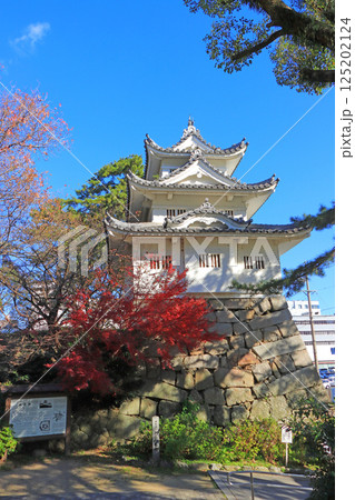 三重県津市、津城の風景 125202124