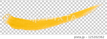 yellow brush isolated on transparent background 125202362