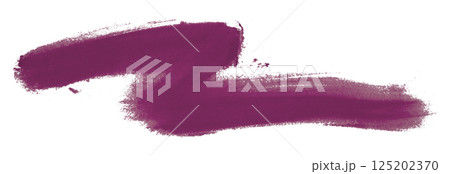 Dark purple brush isolated on transparent background 125202370