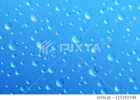 水滴が表面に付く背景素材 125202396