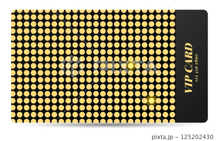 Premium vip card with gold metallic shiny elements. Exclusive vector illustration for jewelry stores, club, invitation, certificate, party Premium vip card with gold metallic shiny elements. Exclusive vector illustration for jewelry stores, club, invitation, certificate, party 125202430